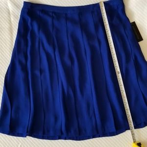 Pleated skirt  royal blue